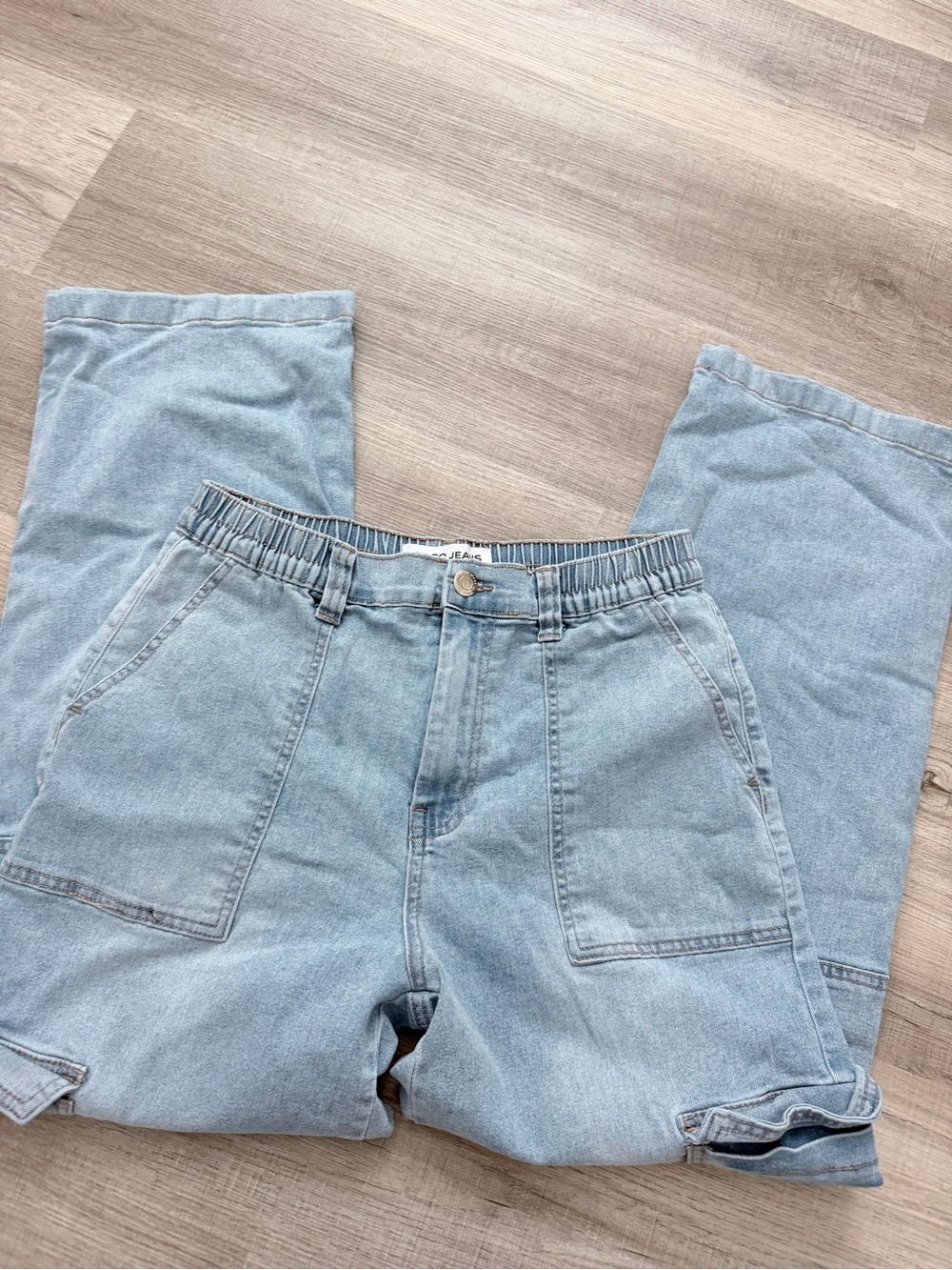 Light Blue Men's Relaxed Denim Jeans